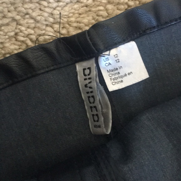 L H&M LEATHER DRESS - Picture 7 of 7